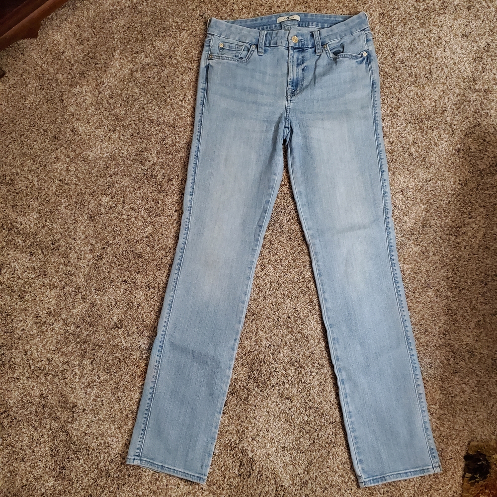 7 For All Mankind‎ Light Blue Women Jeans